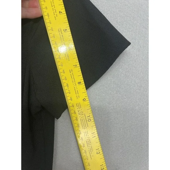 CeCe Bow Neck Short Sleeve A-Line Black Dress Women’s New $129 Size 6 - Picture 8 of 16
